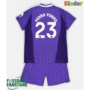 Tottenham Hotspur Pedro Porro #23 Replik 3rd trikot Kinder 2026-27 Kurzarm (+ Kurze Hosen)